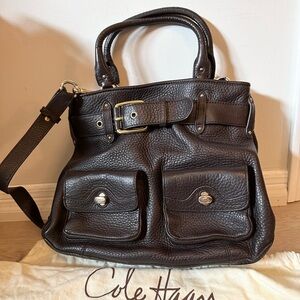 Cole Haan brown leather purse